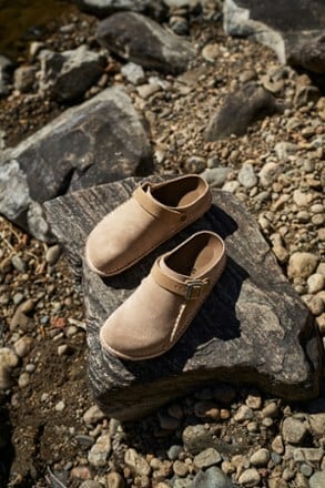 Birkenstock Lutry Suede Clogs - Women's 7