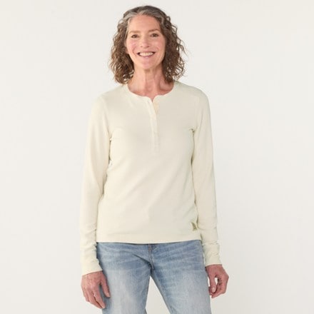 Topo Designs Global Waffle Henley Shirt - Women's 1