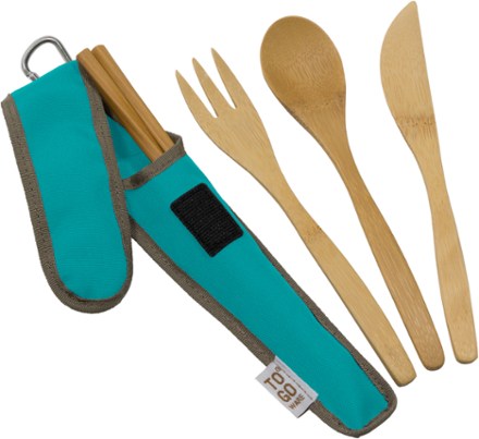 Travel Utensils with Case 4 Sets Reusable Utensils Set with Case Portable Cutlery  Set Knives Fork and Spoon Set for Lunch Box Accessories Camping Utensil Set  Flatware Sets for Outdoor