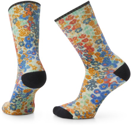 Smartwool Athletic Meadow Print Crew Socks 0