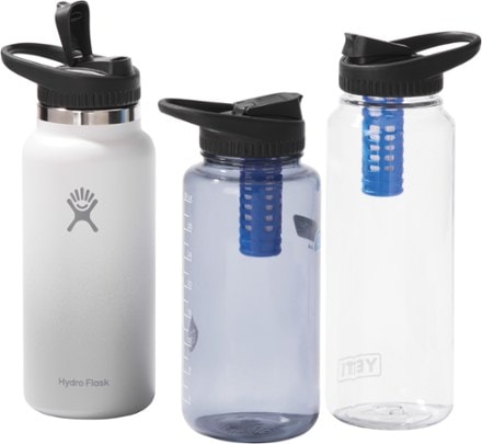 Platypus DayCap In-Bottle Filter Water bottles not included.