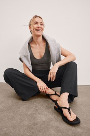 Beyond Yoga Stretch Woven Wide-Leg Pants - Women's 7