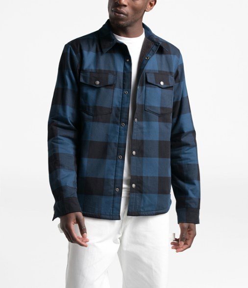 On Body Image of color Blue Wing Buffalo Bill Plaid