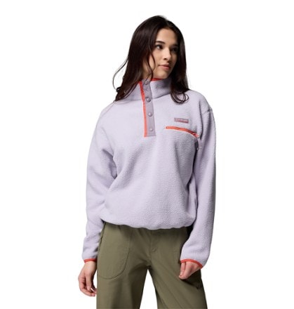 Columbia Helvetia II Cropped Half-Snap Fleece Pullover - Women's 3