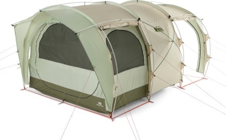 REI Co-op Wonderland X Tent Back view with rainfly on (Wisp Gray)