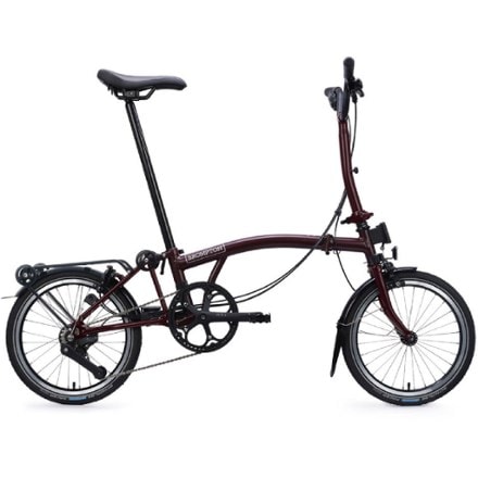 Brompton C Line 4-Speed Mid Handlebar Bike with Rack 0