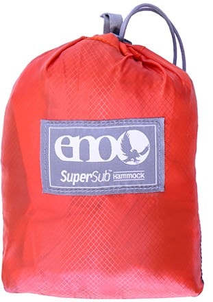 ENO SuperSub Hammock Stowed away (Charcoal/Orange)