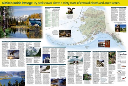 National Geographic Alaska's Inside Passage Destination Map 2