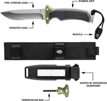 Gerber Ultimate Survival Fixed Blade Knife 3