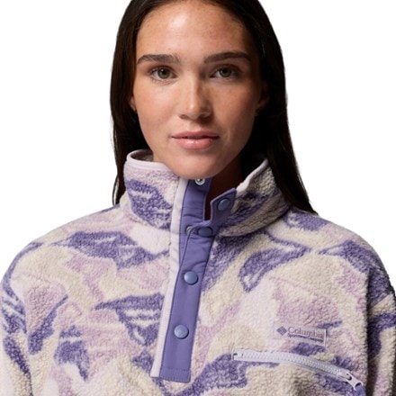 Columbia Helvetia II Cropped Half-Snap Fleece Pullover - Women's 4