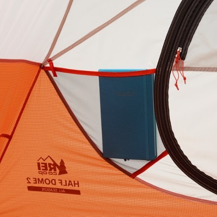 REI Co-op Half Dome 2 All-Season Tent with Footprint Interior pocket