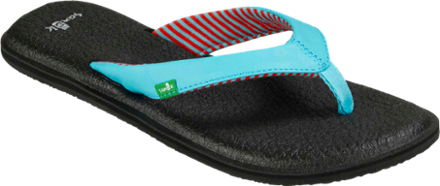 sanuk flip flops womens