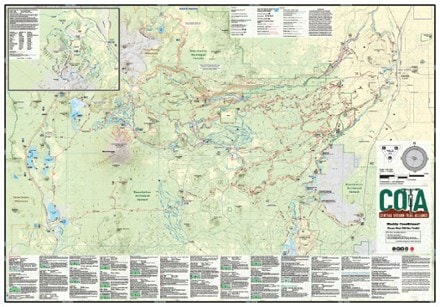 Adventure Maps Bend OR Trail Map 2