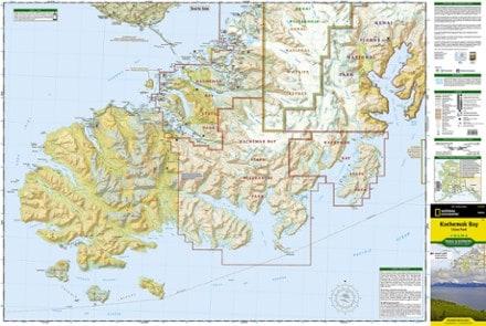 National Geographic Kachemak Bay State Park Map 1