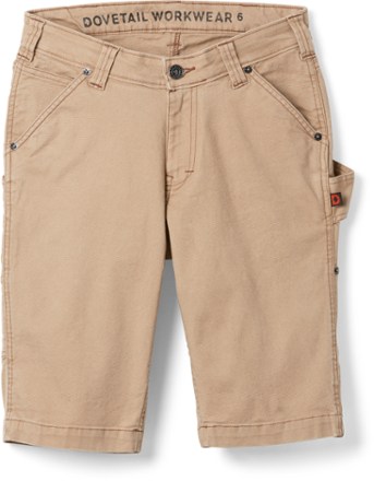 khaki work shorts womens