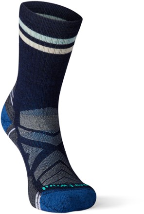 Smartwool Hike Light Cushion Tube Stripe Crew Socks - Women's 1