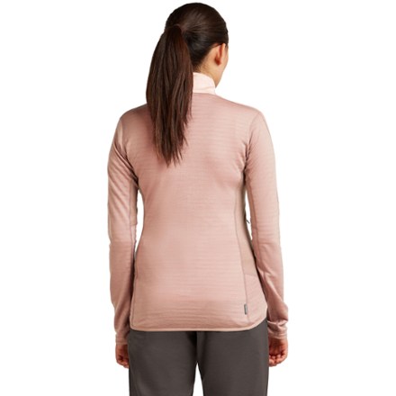 Icebreaker Merino Blend 300 RealFleece Descender Long-Sleeve Zip Base Layer Top - Women's 1