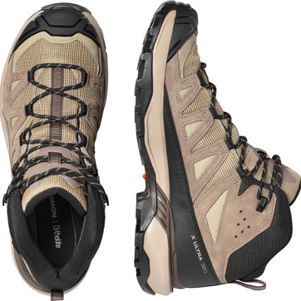 Salomon X Ultra 360 Leather Mid GORE-TEX Hiking Boots - Men's 4