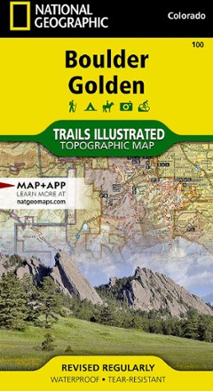 National Geographic Boulder / Golden Area Map - Colorado 0