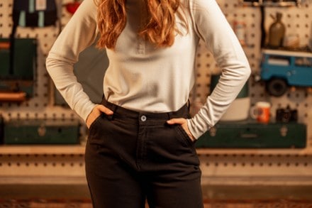 Location Image for Global Waffle Henley Shirt - Women's