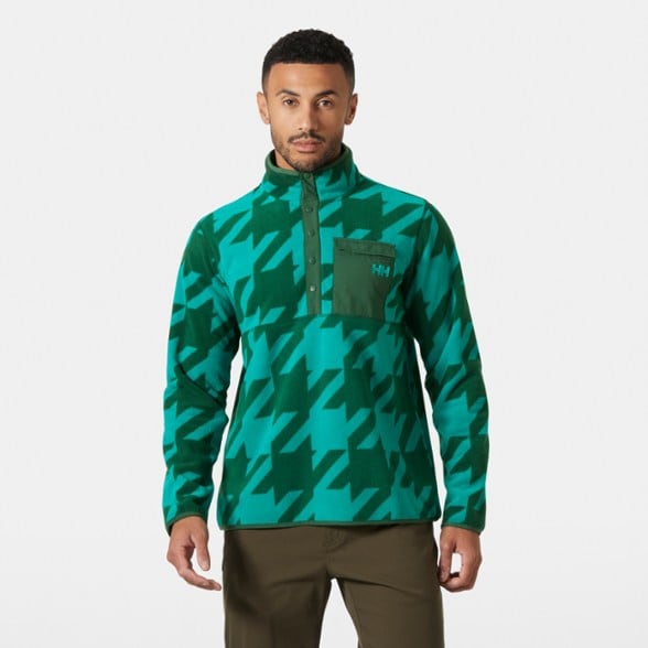 On Body Image of color Signal Green Houndstooth