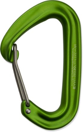 Metolius FS Mini II Carabiner Detail View (Green)
