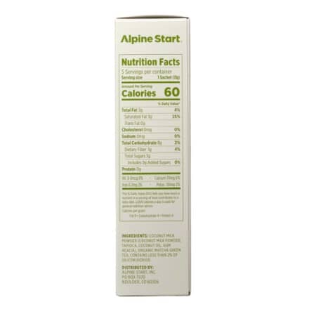 Alpine Start Instant Matcha Latte - Package of 5 3