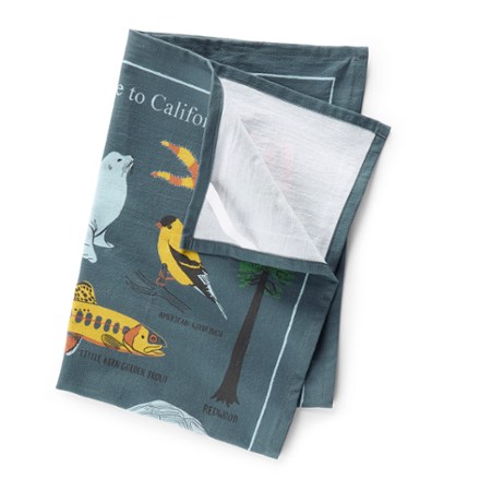 Claudia Pearson Field Guide to California Tea Towel 4