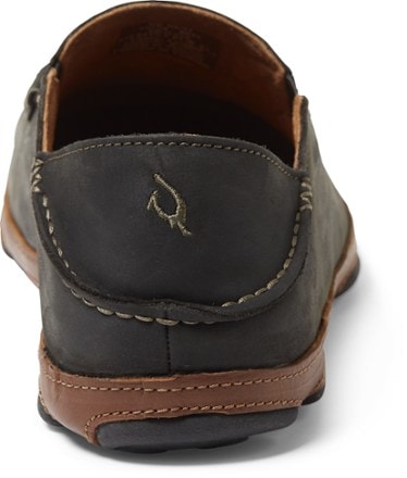 OluKai Moloa Shoes - Men's Back view (Black/Toffee)