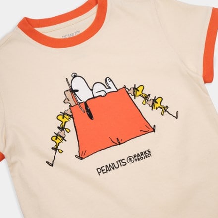 Parks Project Peanuts x Parks Project Try Not To S'more Youth Ringer T-Shirt - Kids' 1
