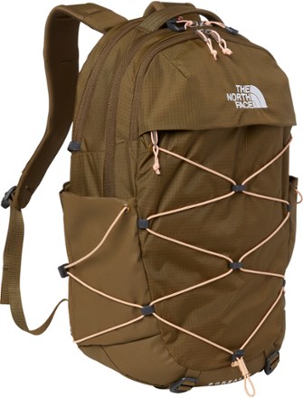 north face backpack gray