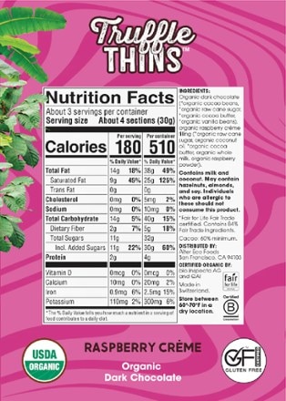 Alter Eco Dark Chocolate Truffle Thins 2