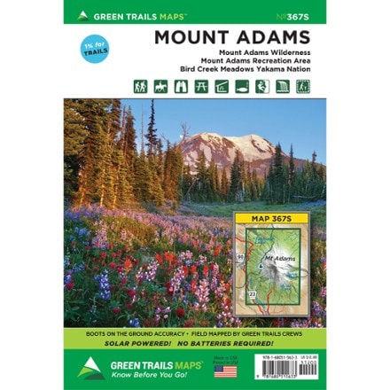 Green Trails Map 367S - Mount Adams 0