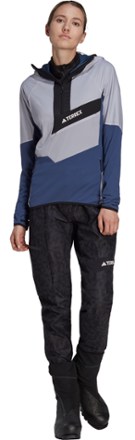adidas Techrock Ultralight Half-Zip Hooded Fleece Jacket - Women's 3