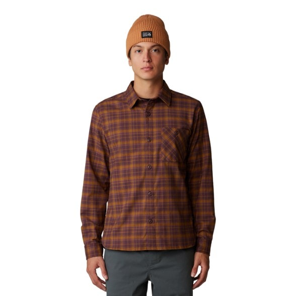 On Body Image of color Blackberry Trad Plaid