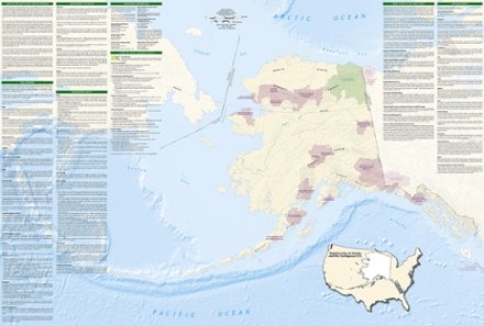 National Geographic Gates of the Arctic National Park and Preserve Trail Map 2
