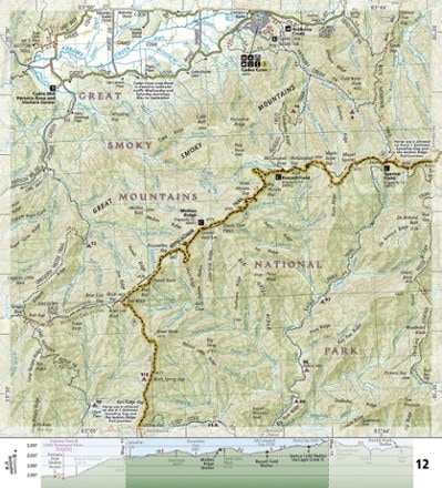 National Geographic Appalachian Trail: Springer Mountain to Davenport Gap Topographic Map Guide 2