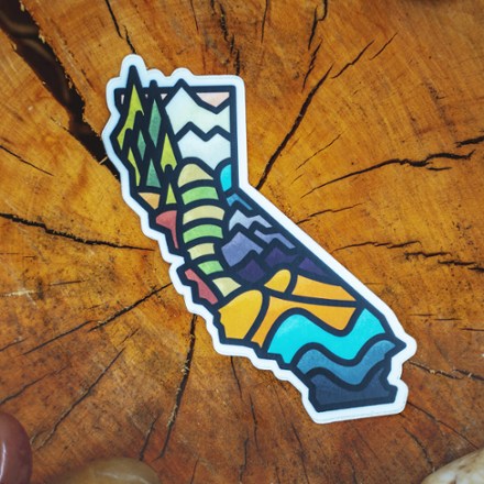 REI California State Sticker Decal CA 