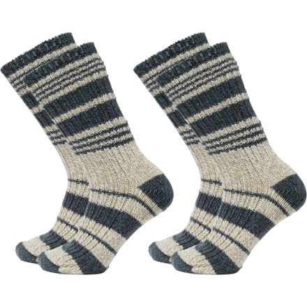 REI Co-op Nook Striped Crew Socks - Women's - Seconds - 2 Pairs 0