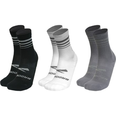 Brooks Run-In Crew Socks - 3 Pairs 0