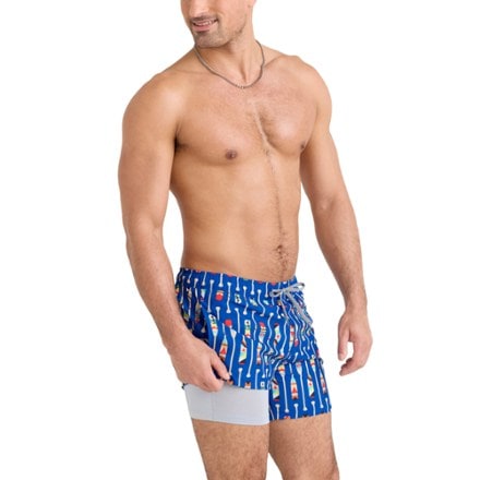 Saxx Oh Buoy 5" Swimsuit Bottoms - Men's 3