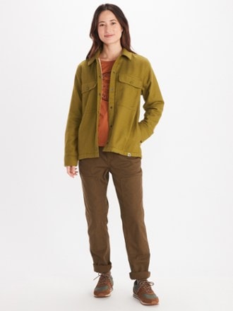 Marmot Ridgefield Heavyweight Sherpa-Lined Flannel Jacket - Women's 2