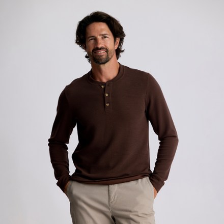 Free Fly Waffle Long-Sleeve Henley Shirt - Men's 0
