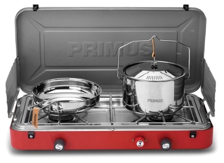 Primus Profile 2-Burner Propane Camp Stove Cookware not included