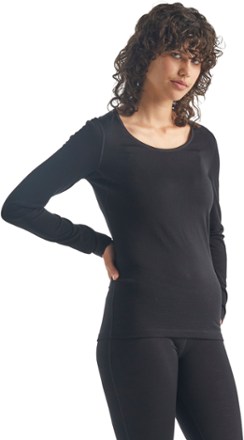 Icebreaker Merino 200 Oasis Long-Sleeve Scoop Thermal Top - Women's 1