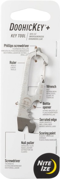 Mousqueton Porte-Clés Multifonctions DoohicKey 6x