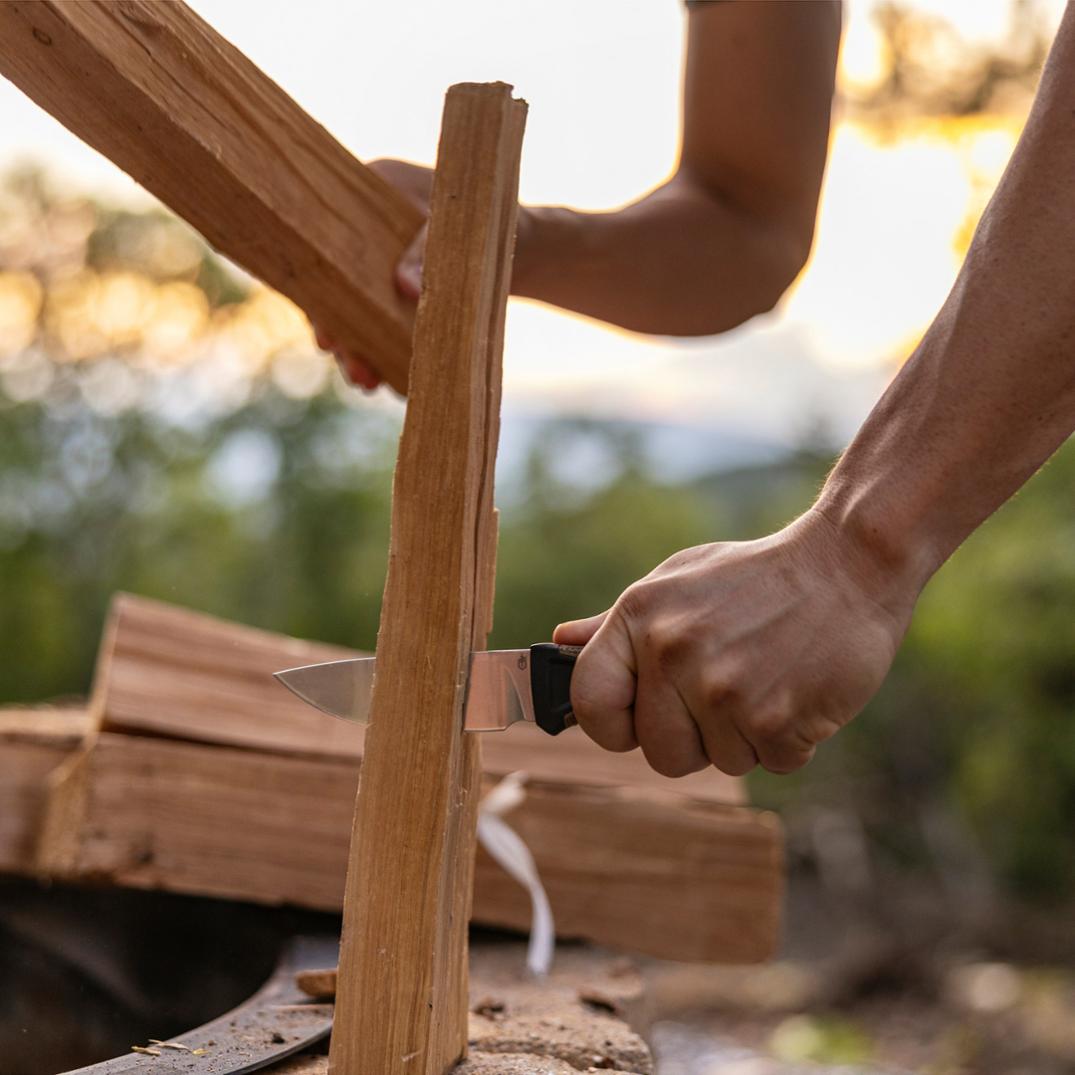 Location Image for StrongArm Camp Fixed Blade Knife with Multi-Mount Molle Sheath