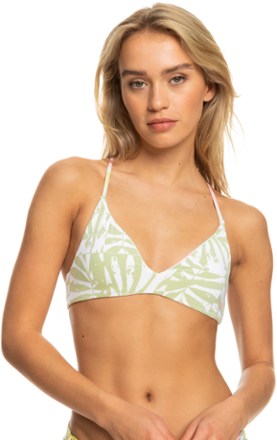 Roxy Tropics Hype Reversible Athletic Triangle Swimsuit Top - Women's 4