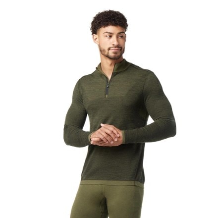 Smartwool Intraknit Thermal Max Merino Quarter-Zip Base Layer Top - Men's 0