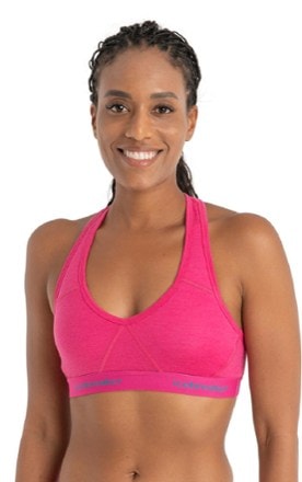 Icebreaker Sprite Racerback Merino Sports Bra Black